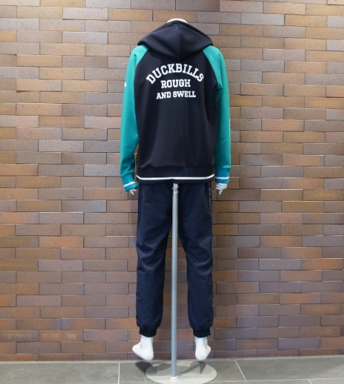 ラフアンドスウェル COLLEGE HOODIE EMERALD M rough＆swell 『COLLEGE