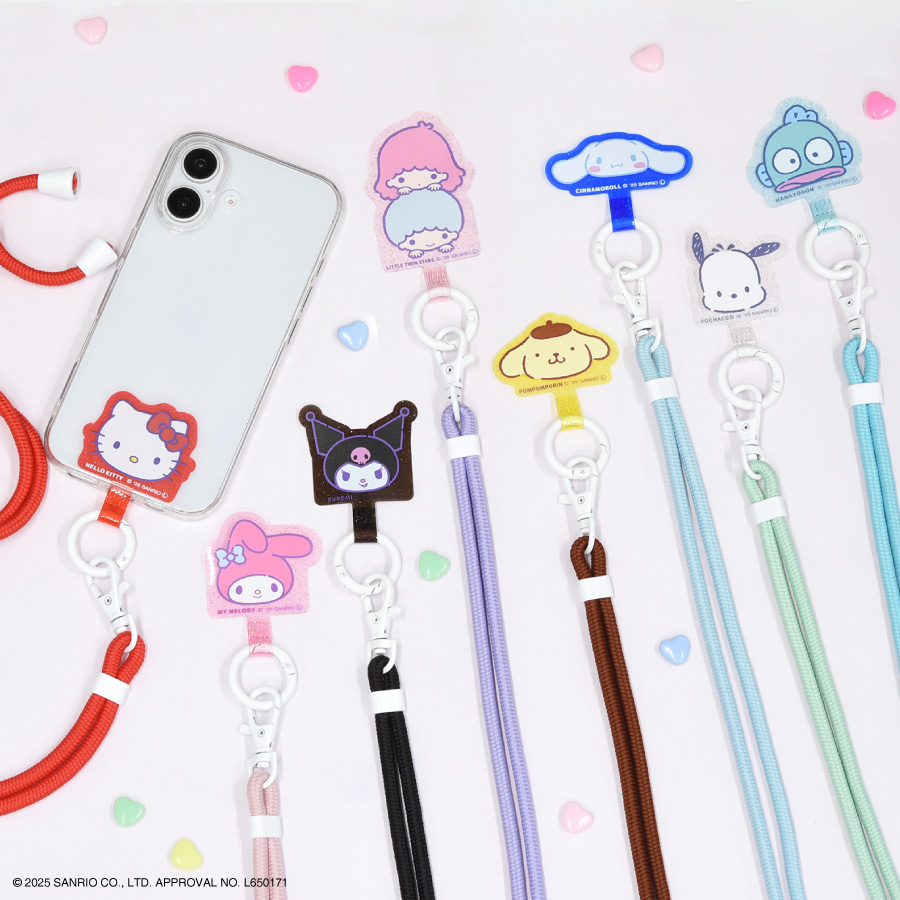 サンリオキャラクターズ キラキラマルチリングプラス ストラップセット