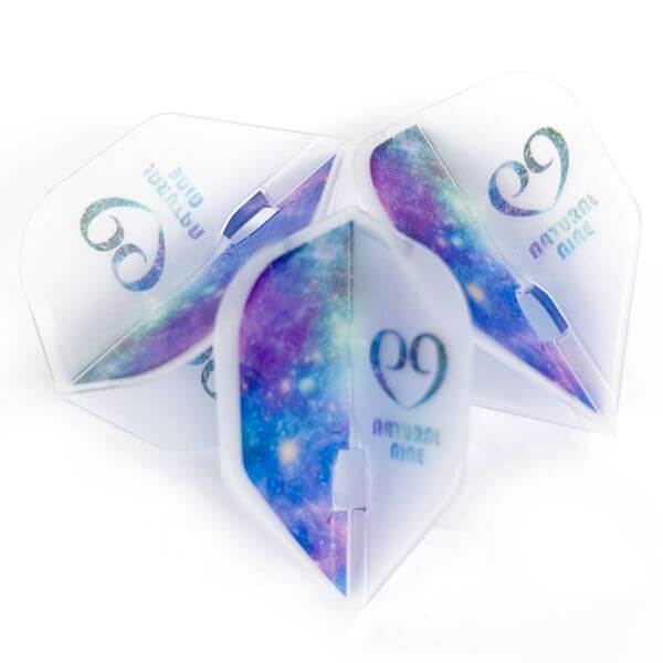 ナチュラルナイン ギャラクシー クリアホワイト シェイプ ダーツ フライト