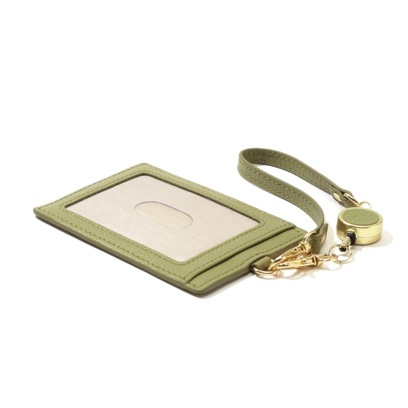NOROM Leather】 パスケース ID カードホルダー HDL-P9 ピスタチオ