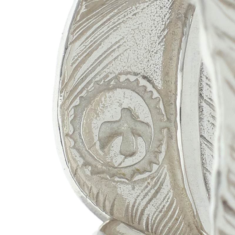 現行メタル付き特大フェザーリング 〈17号〉 【取扱：原宿シルバー店