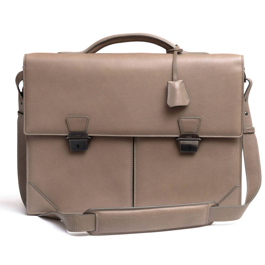 Dunhill / ダンヒル カーフ 牛革 ビジネスバッグ 2WAY ショルダー