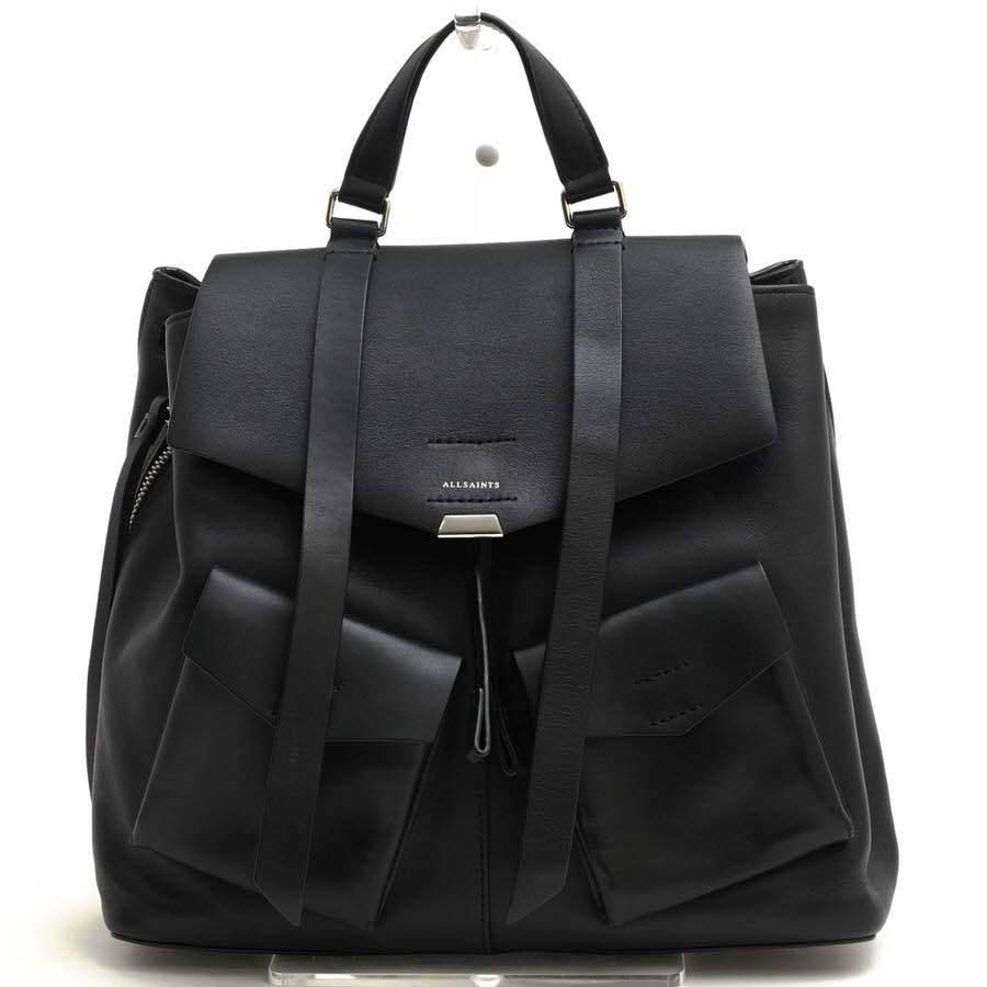 ALLSAINTS SPITALFIELDS KITA 2-IN-1 LEATHER BACKPACK / オール