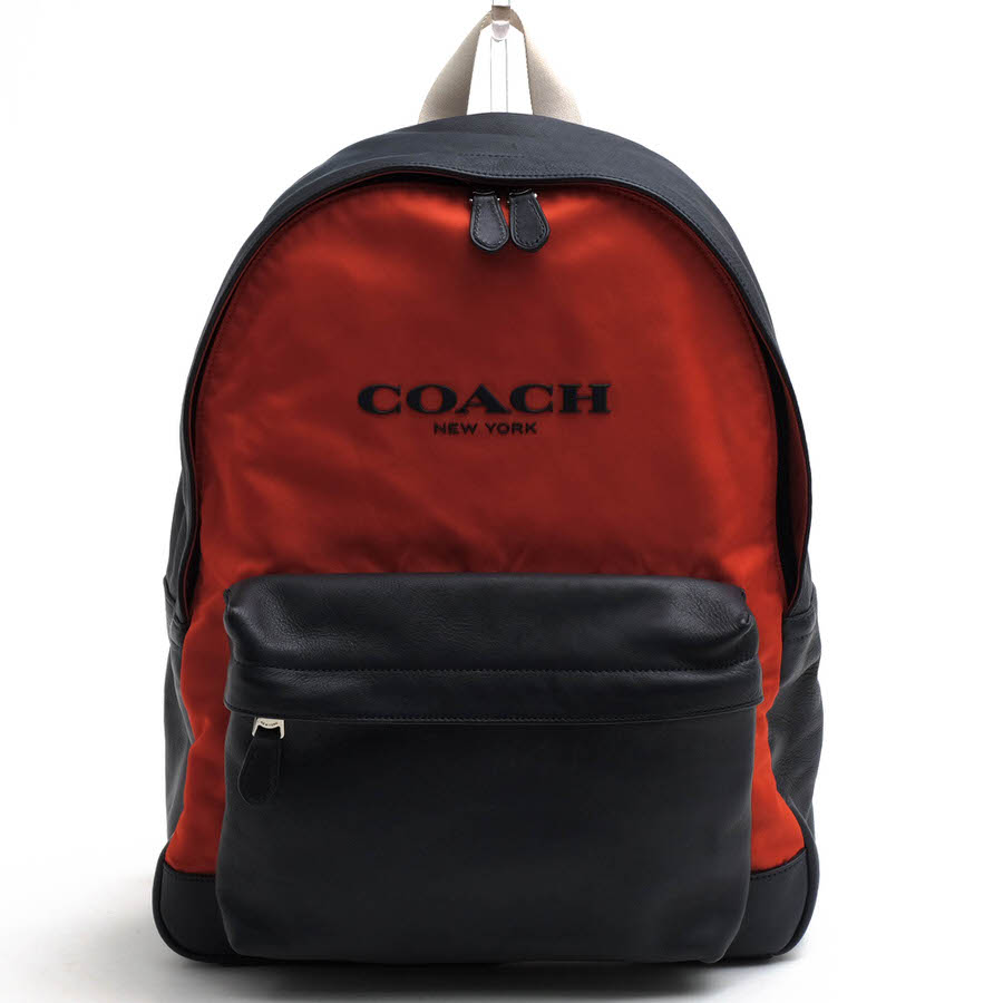 COACH F71674 CAMPUS BACKPACK IN NYLON / コーチ 一部牛革 デイパック