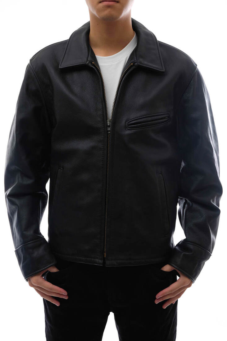 Schott カウハイド シングルレザーライダース ブラウン Mサイズ USA