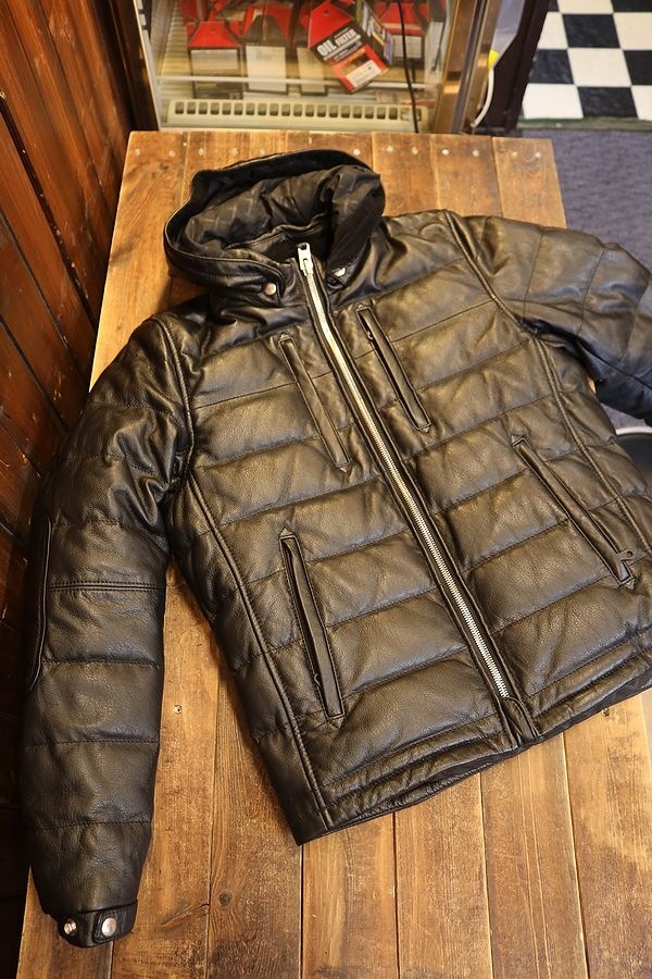 KADOYA(カドヤ) DH LEATHER DOWN DHレザーダウン / ブラック | すべて