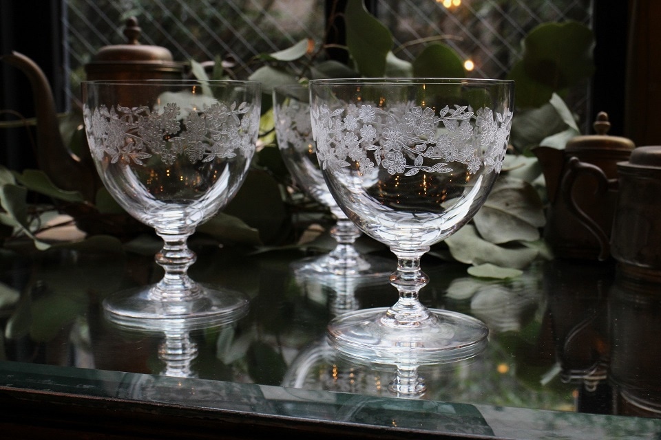 バカラ ブルータワー ウォーターゴブレット 113mm 5956 | オールド