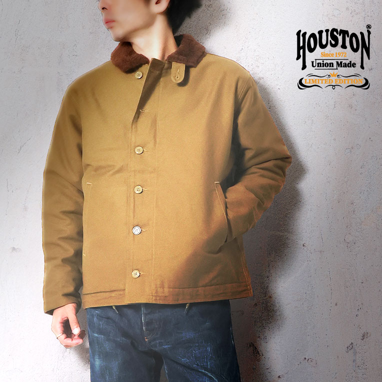 OFFICIAL限定】HOUSTON / ヒューストン 51466 N-1 DECK JACKET - Light