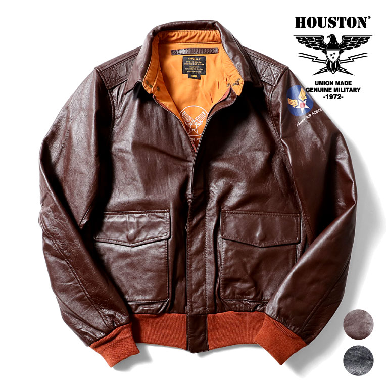 HOUSTON / ヒューストン 8173 A-2 LEATHER JACKET / A-2レザー