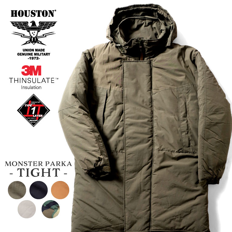 HOUSTON / ヒューストン 50832 MONSTER PARKA TIGHT/モンスター