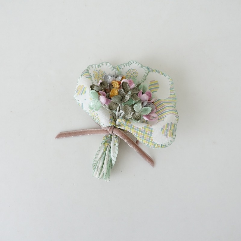 美品】ミナペルホネン mina perhonen コサージュ (ac7-2404-74)【30F42