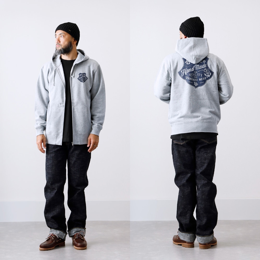 BLUEPORT】HAND MADE ZIP P/K オリジナル ジップパーカー｜アメカジ