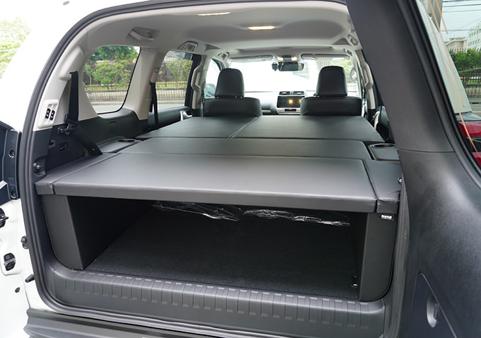 ランドクルーザー プラド150系 7人乗用 後期 ベッドキット 荷室棚 TX