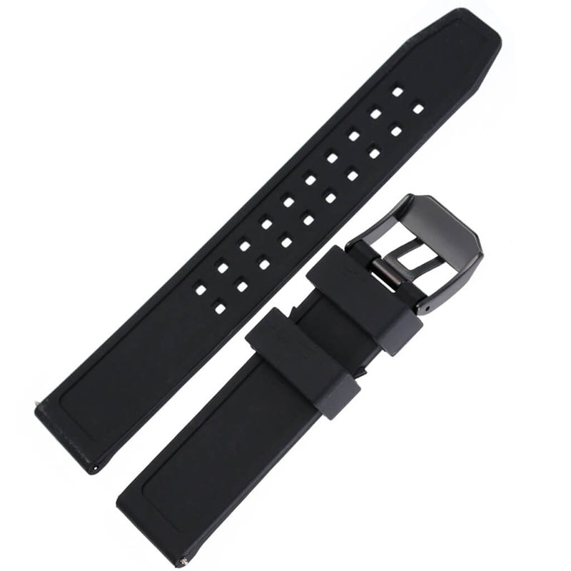 ルミノックス対応】ラバーベルト 23mm ラバー ブラック 49688 LUMINOX