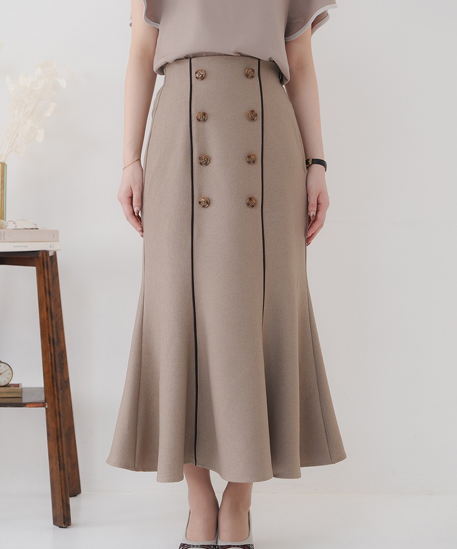 フロントボタンマーメイドスカート｜is amulet.公式通販サイト