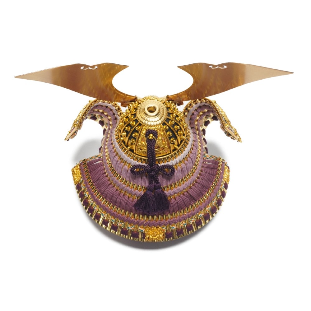 五月人形】10号 光帝 紫裾濃威 兜飾り〈雄山作〉 ｜雛人形・五月人形の