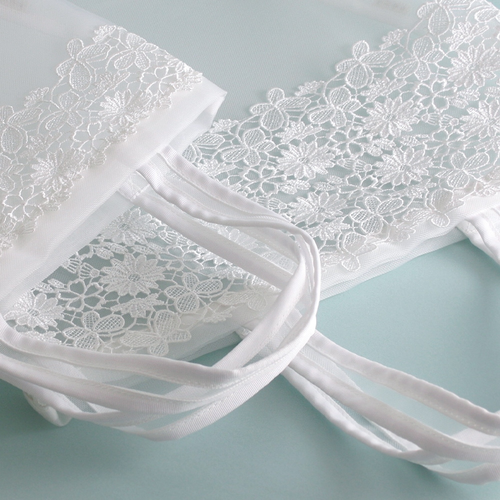 近沢レース×井澤屋 メッシュトートバッグ「春うらら」｜和装小物 井澤屋