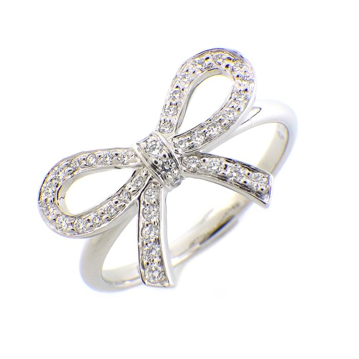 ティファニー Tiffany & Co.】リング リボン ボウ モチーフ