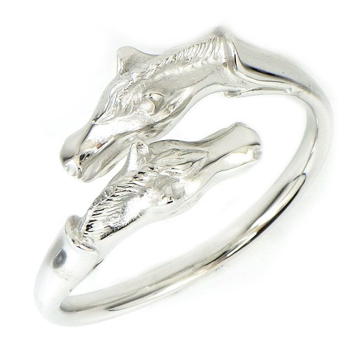 エルメス HERMES】バングル シュバルホース ツインヘッド 馬モチーフ