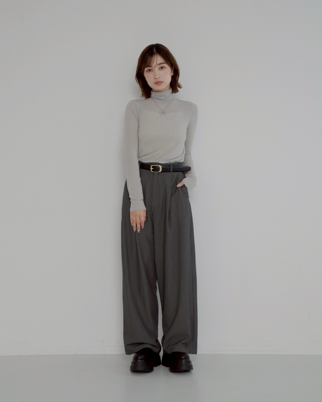 SALE】テンセルウールタートル GRAY ※残りわずか | CUTSEW/SWEAT | JUMELLE