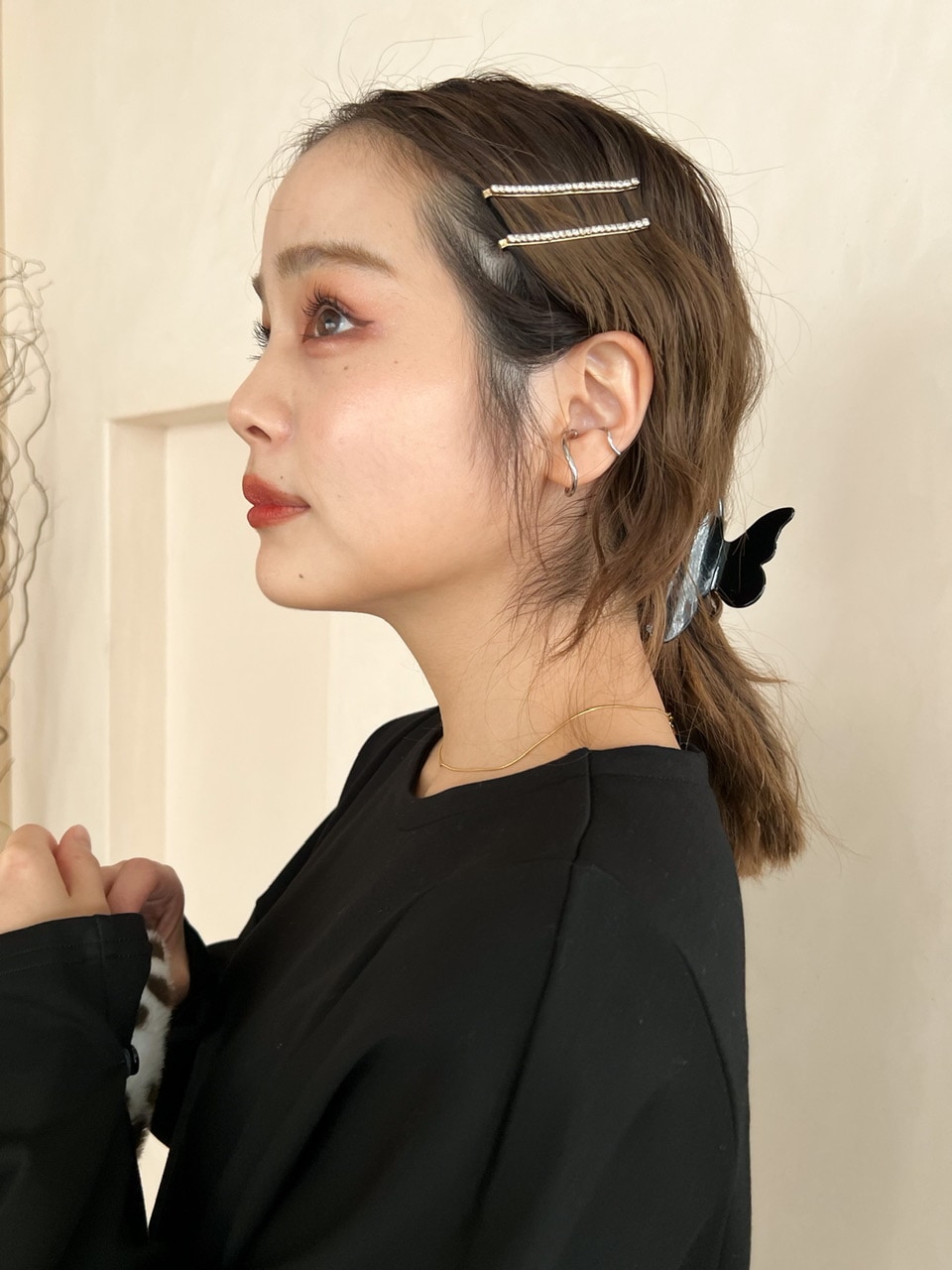 ラインストーンヘアピン SILVER | アクセサリー/グッズ/帽子 | JUMELLE