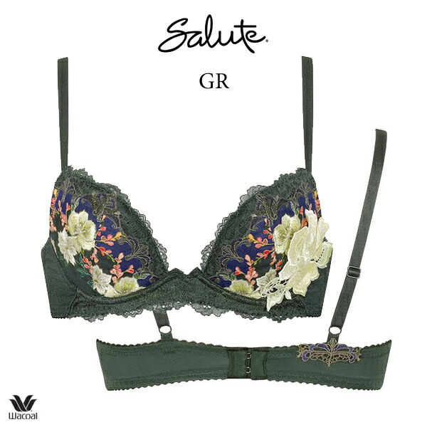 ワコール サルート 93G ブラジャー BTJ793 3/4カップワイヤー フロント