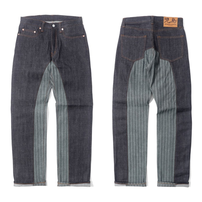 Herringbone Monkey Combo Pants / ヘリンボーンモンキーコンボパンツ