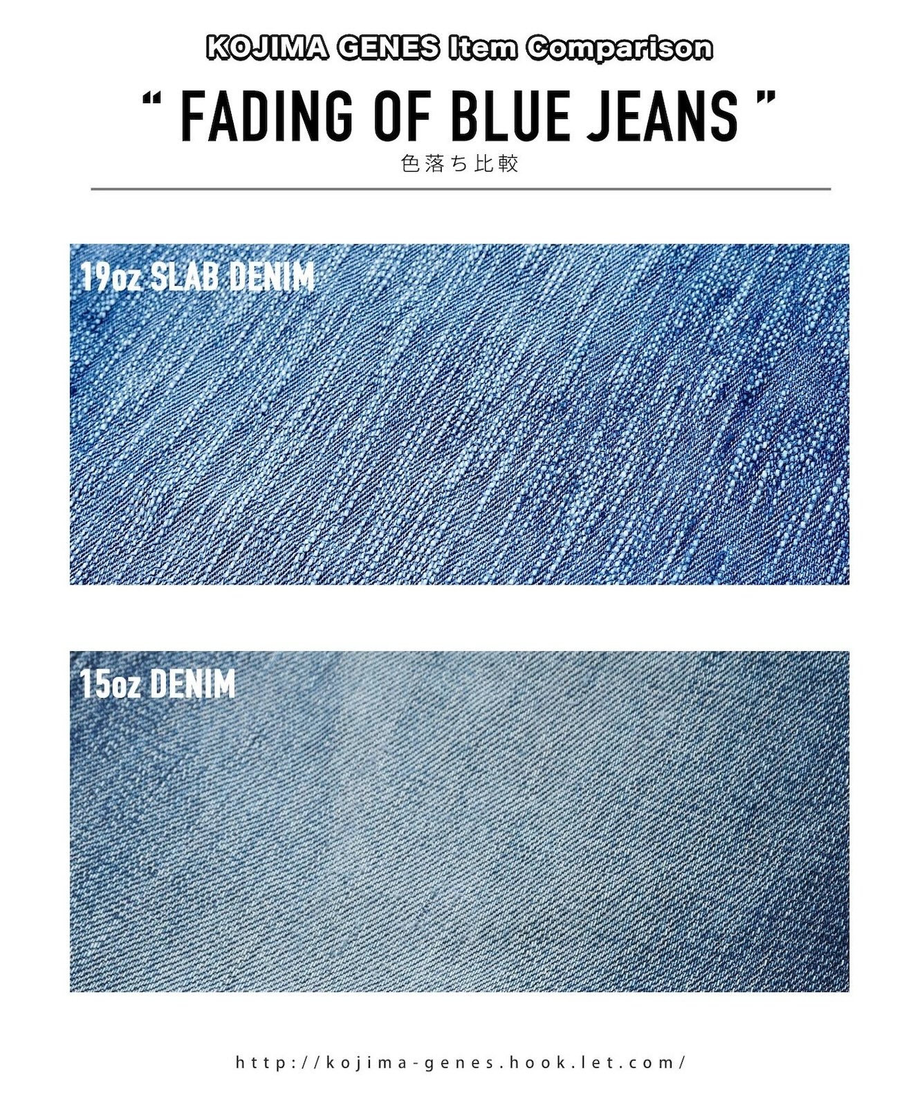 19oz Slab Selvedge Denim Wide Denim / 19ozスラブセルビッチ ワイド