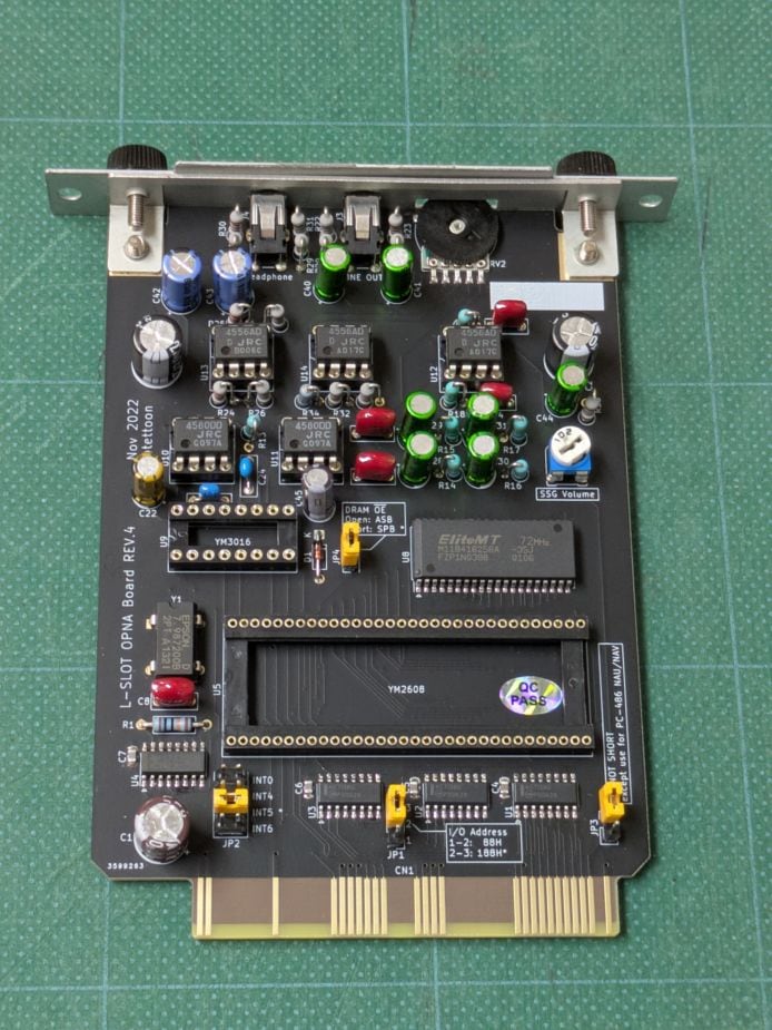 Lスロット用OPNAサウンドボード REV.4 | 同人ハード（キット）,てつー