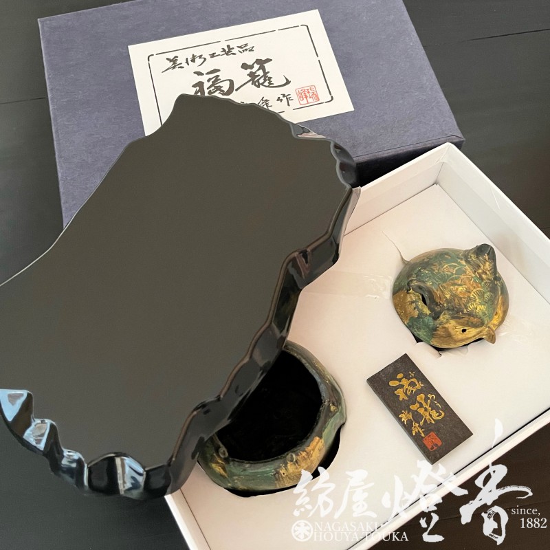 銅製 狐香炉 茶台薫香炉 香道具 工芸品 置物 銅製 狐香炉 茶台薫香炉