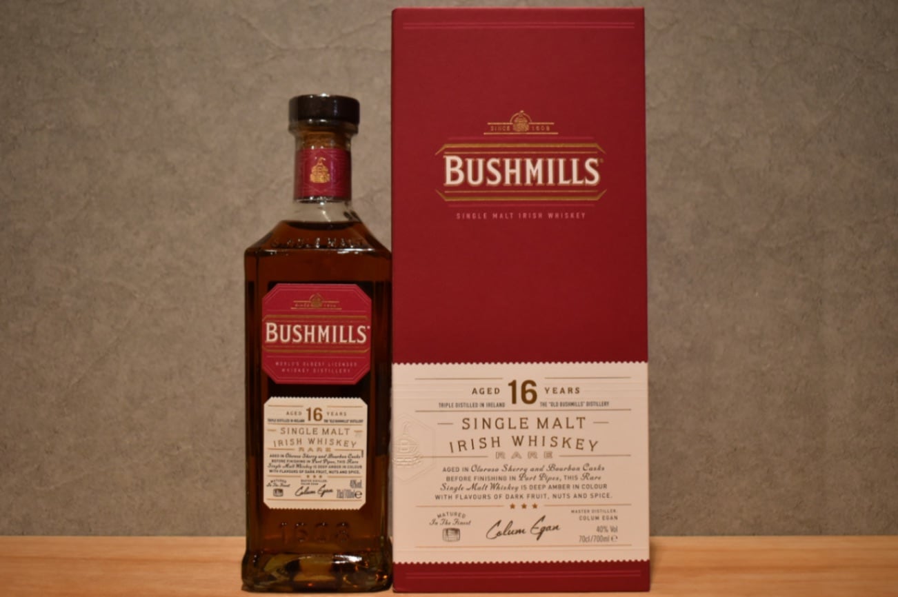 ブッシュミルズ シングルモルト 16年 正規品 40.0% 700ml｜こみや酒店