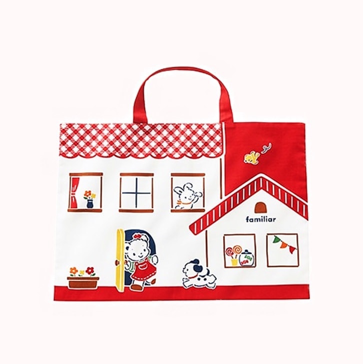 ファミリア レッスンバッグ：レッド | おせわ・体験 | こべっこ