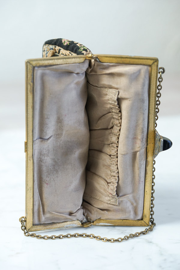 アンティークプチポワンバッグW13.5×H14cm gb-336の通販｜こよなく