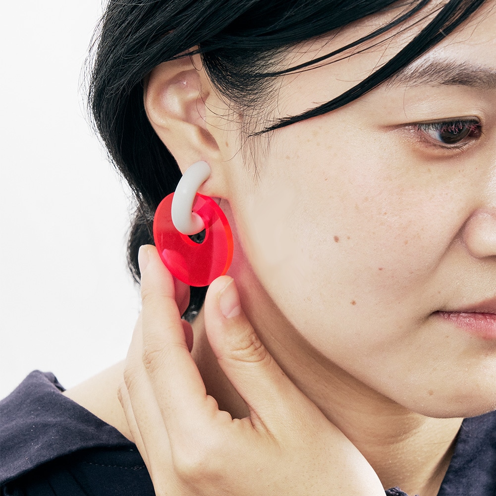 acrylic｜2026 earring parts (NPK) イヤリングパーツ サークル ネオン