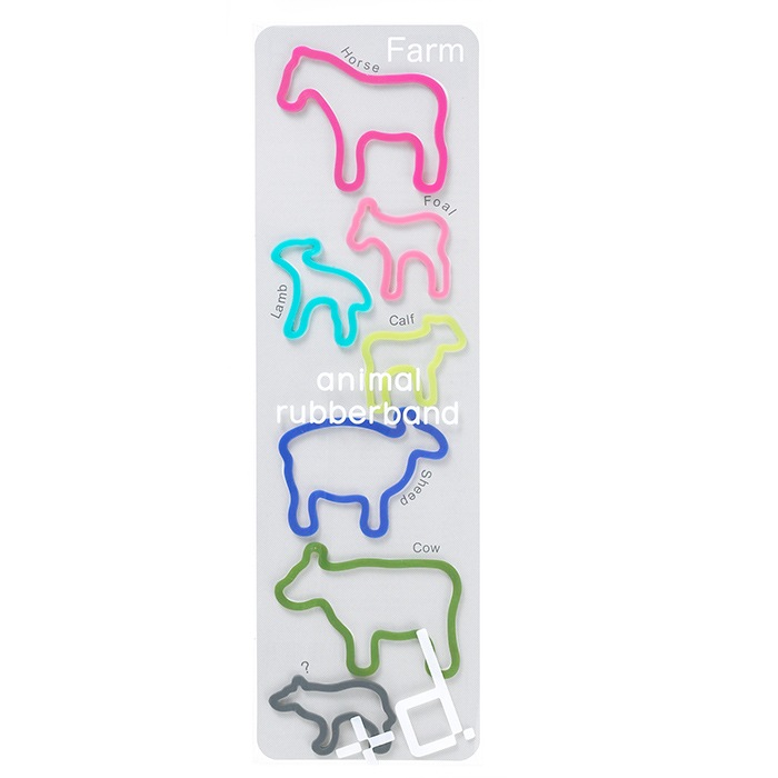 d｜アニマルラバーバンド ファーム 7本入 | KONCENT Web shop