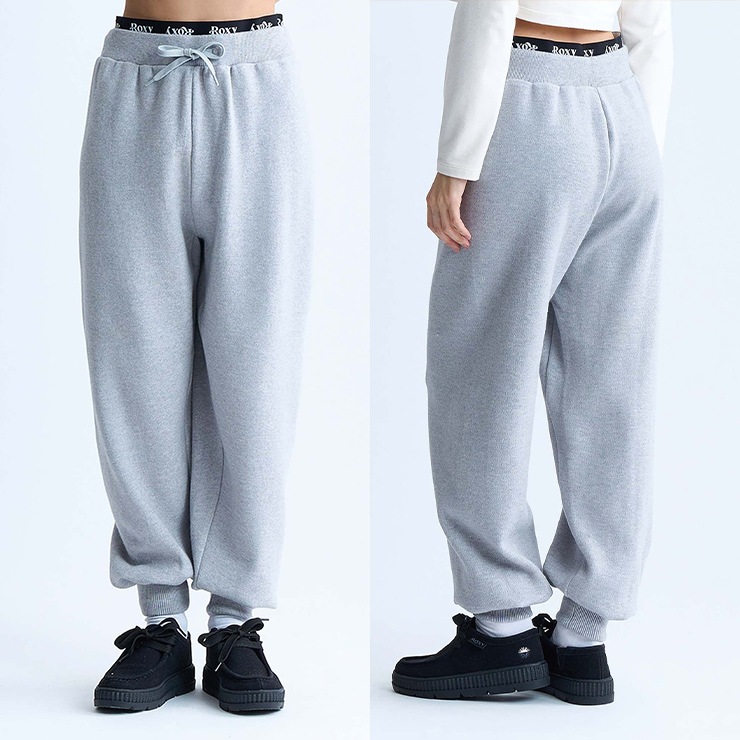 アウトレット ROXY ロキシー ニットソーパンツ レイヤード 裾リブ