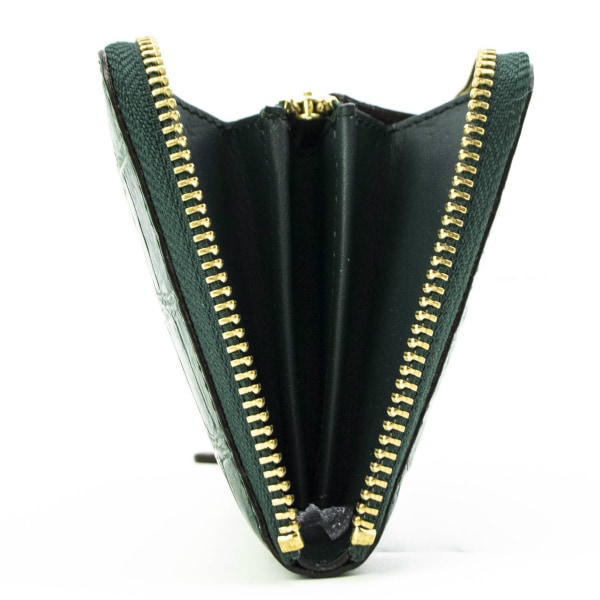 セール】フェリージ 財布 クロコダイル型押し エンボスレザー ラウンド