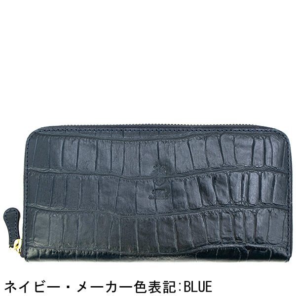 セール】フェリージ 財布 クロコダイル型押し エンボスレザー ラウンド