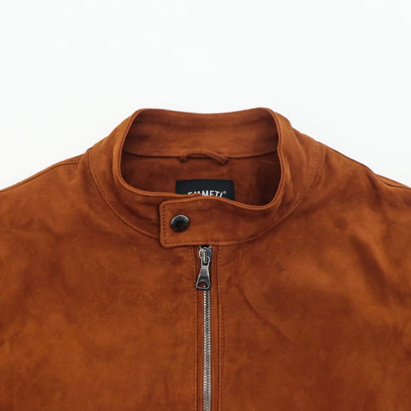 エンメティ ライダース メンズ ゴートスエード シングルライダース