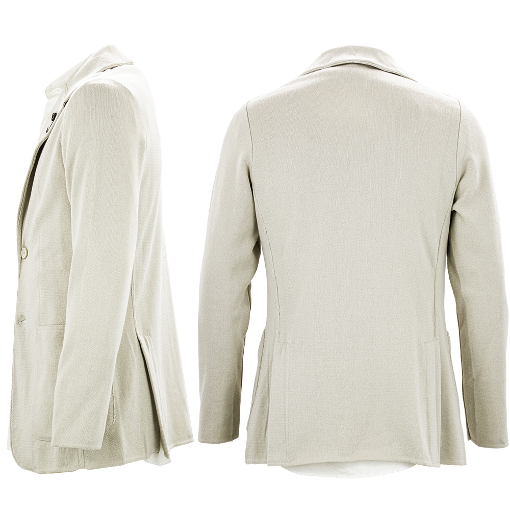 ラルディーニ ジャケット メンズ コットン シングル ニットジャケット