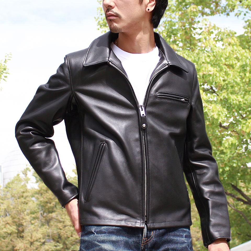 ショット 襟付きトラッカージャケット | 店舗から探す,皮ジャン皮パン