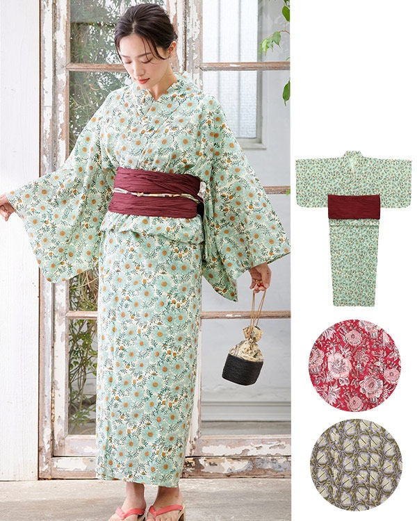 新作】 shanti / 浴衣セット ディンティブロック｜テソロ(tesoro)公式通販