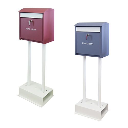 ポスト ステンレス 幅38×奥行13×高さ31cm 郵便ポスト 郵便受け WM-043