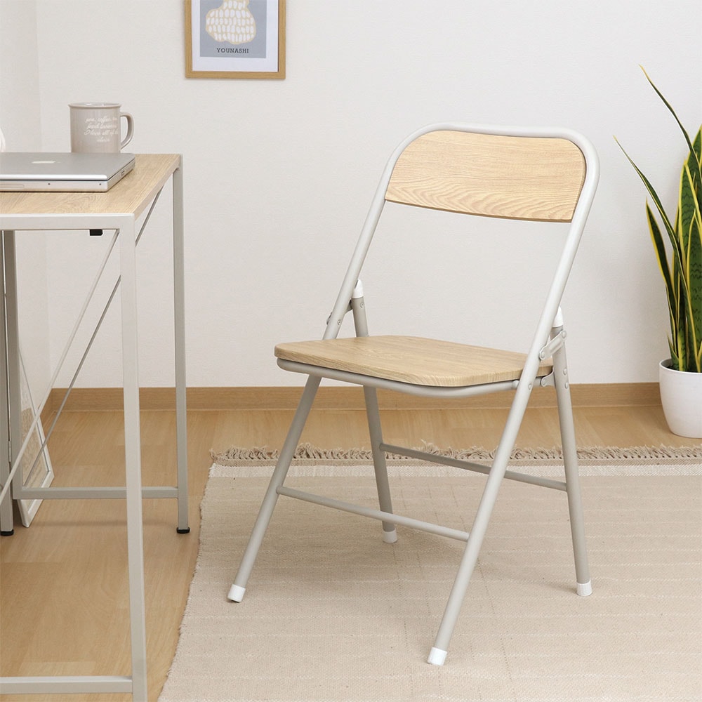 折りたたみチェア 2脚セット 不二貿易 アロン 折り畳み椅子 FBC772-B