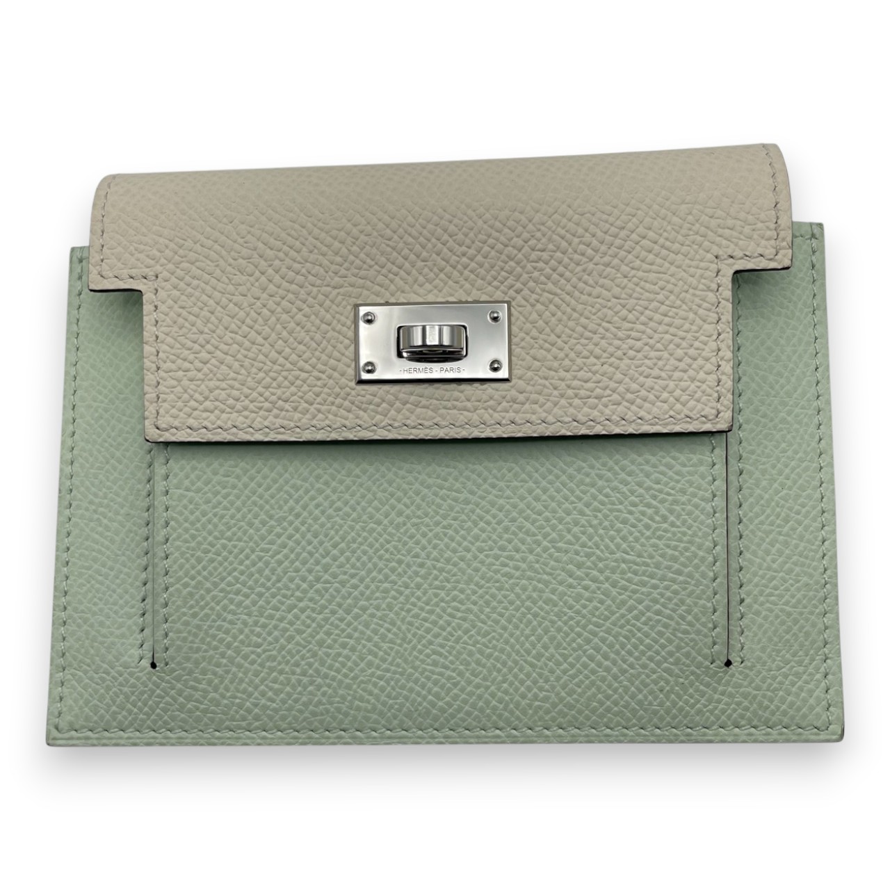 エルメス ケリーポケット コンパクト トリコロール ヴェールフィズ