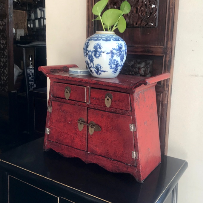 清代アンティークチェスト・ミニ | シノワズリ シノワズリー