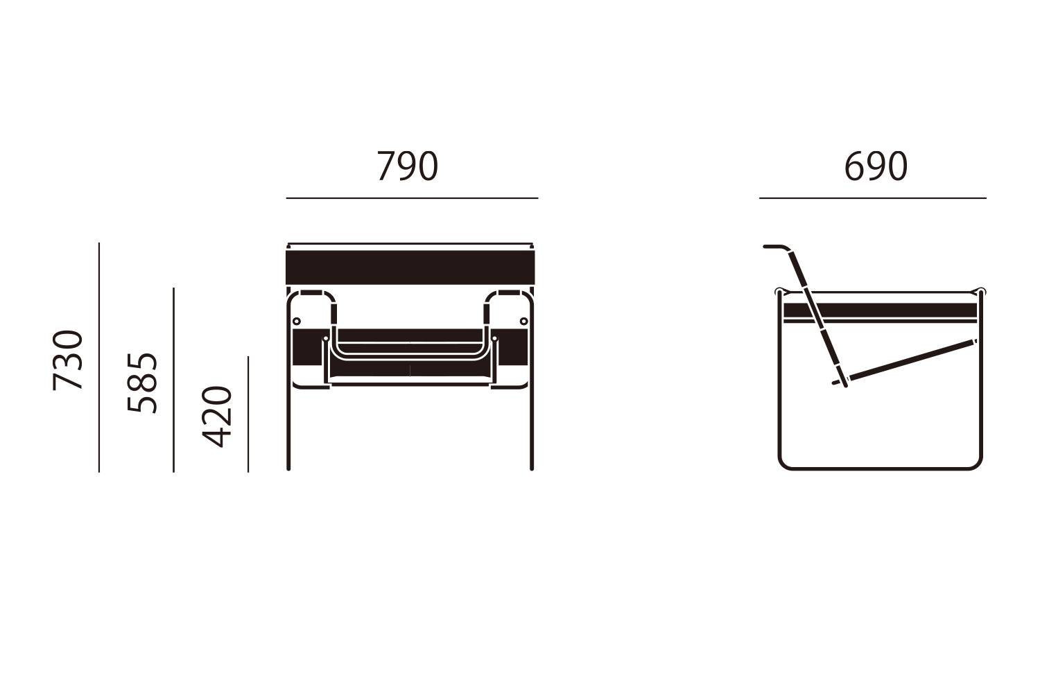 ブロイヤー コレクション ワシリーラウンジチェアの通販 | 家具