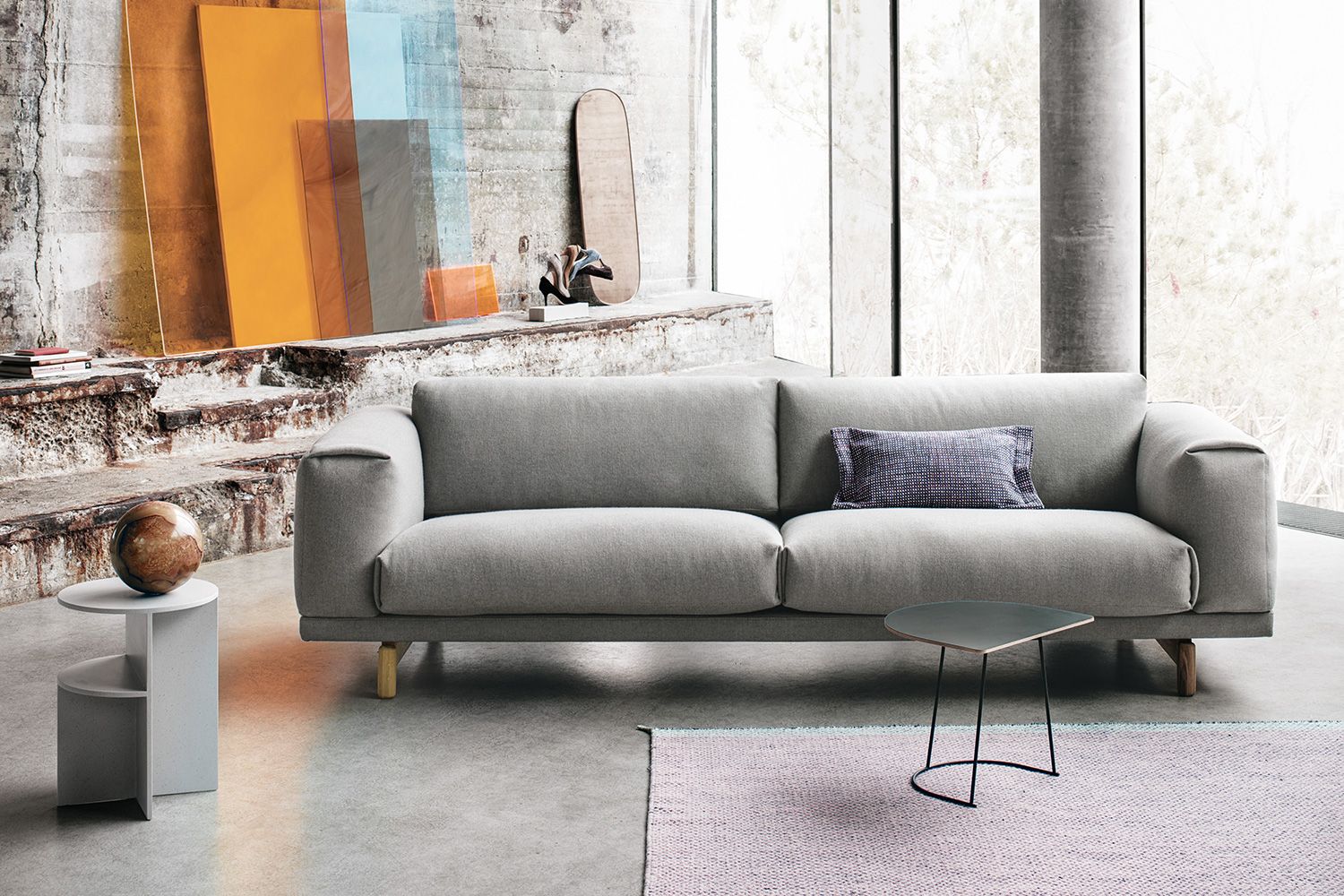 エアリーコーヒーテーブル ハーフサイズの通販 | 家具・インテリア通販