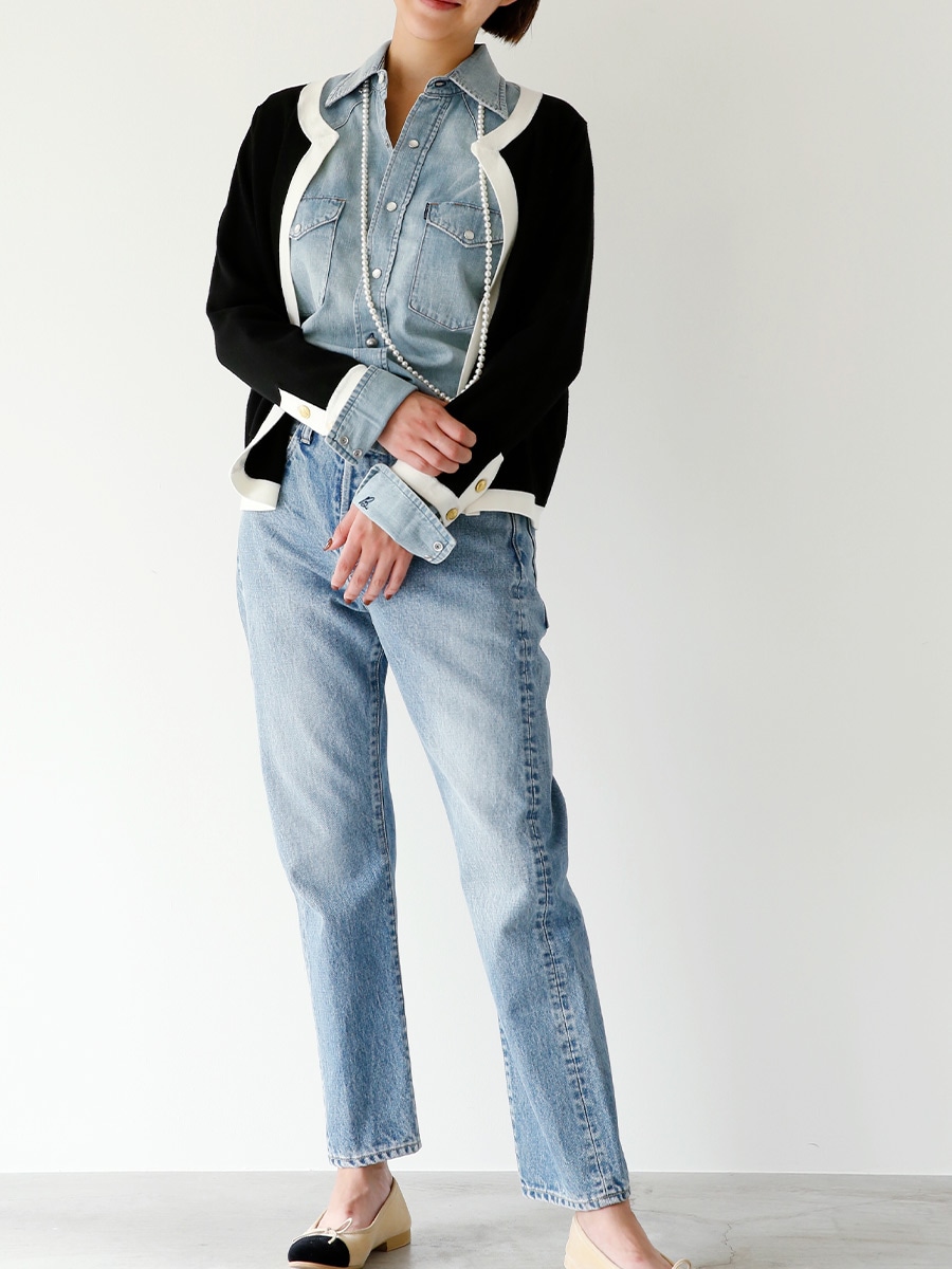 TAPERED DENIM | PANTS | MADISONBLUE