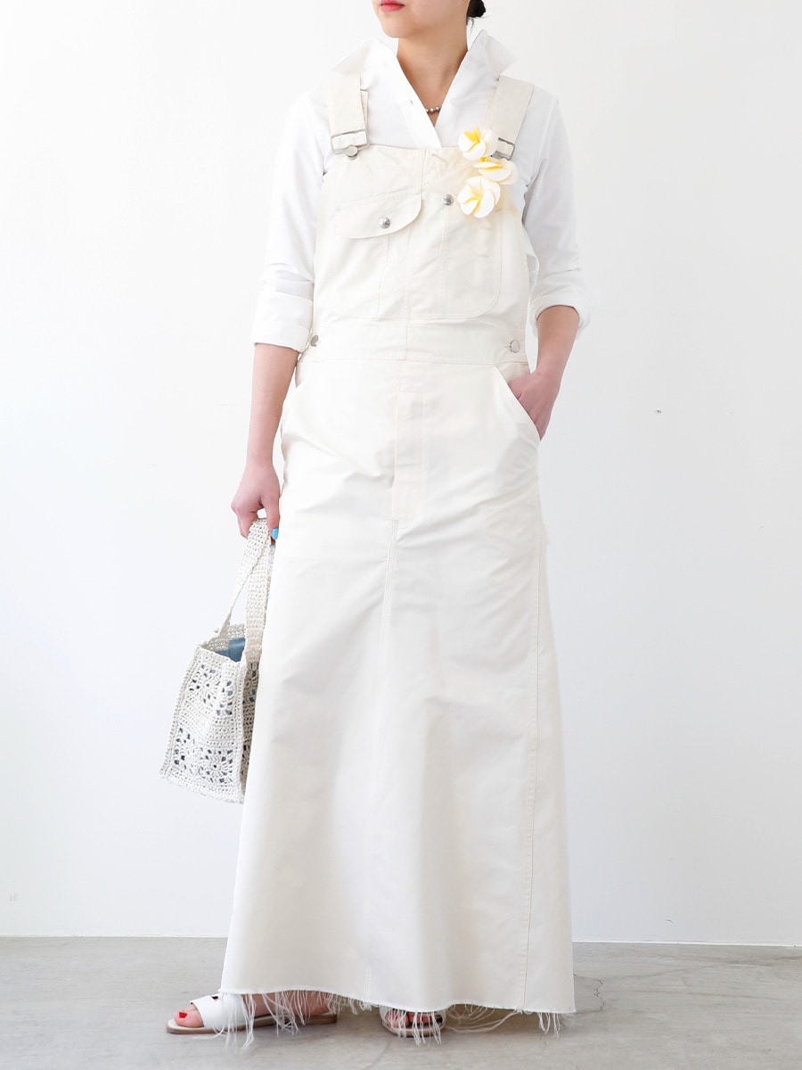 JUMPER SKIRT MAXI PE TWILL | ONE-PIECE | MADISONBLUE